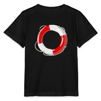 Bateau de sauvetage - T-shirt bio MINI CREATOR Stanley/Stella Enfant - noir - Devant - Mikhail (115cm)
