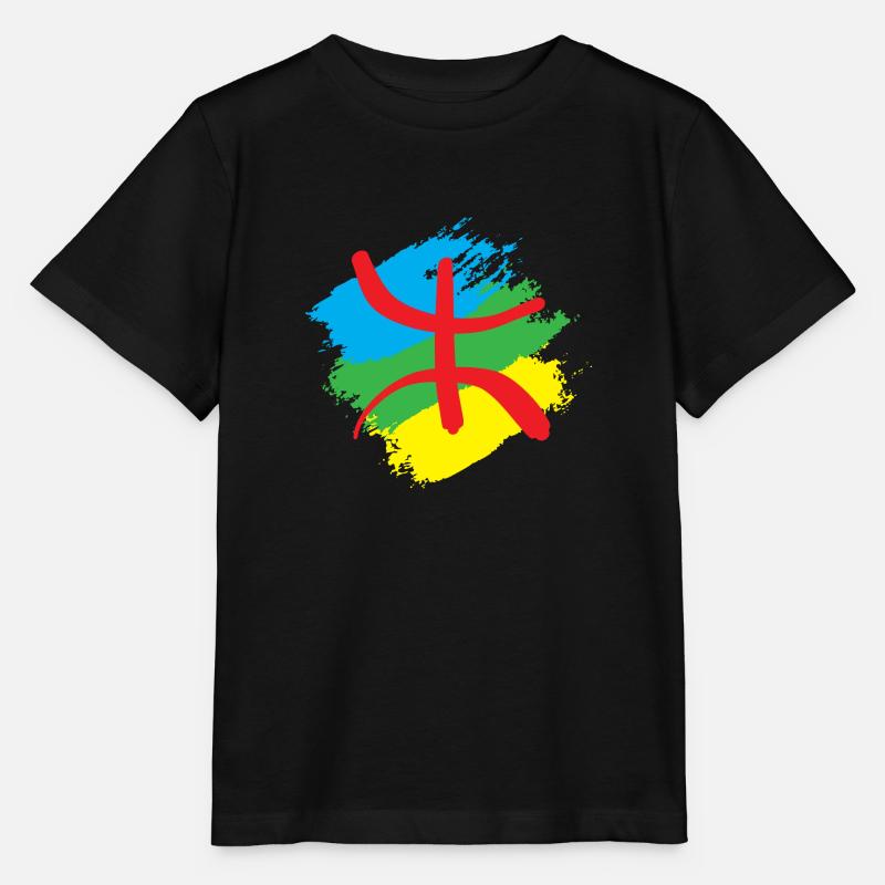 Stylized Amazigh flag - Stanley/Stella MINI CREATOR Kids’ T-Shirt - black