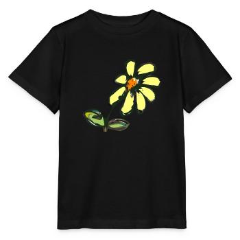 Vintage Flower - Stanley/Stella MINI CREATOR Kids’ T-Shirt - black - Front - Mikhail (115cm)