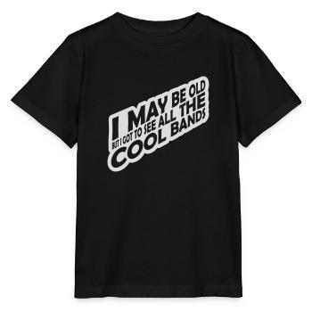 Je suis peut-être vieux - T-shirt bio MINI CREATOR Stanley/Stella Enfant - noir - Devant - Mikhail (115cm)