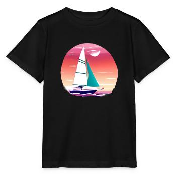 Segeln Segelsport Segler Segelschiff Segelboot - Stanley/Stella Kinder T-Shirt MINI CREATOR  - Schwarz - Vorne - Mikhail (115cm)