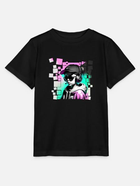 Fille - T-shirt bio MINI CREATOR Stanley/Stella Enfant - noir