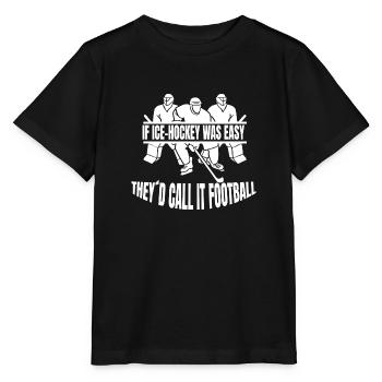 Joueur de hockey sur glace Fan de hockey sur glace Équipe de hockey sur glace - T-shirt bio MINI CREATOR Stanley/Stella Enfant - noir - Devant - Mikhail (115cm)