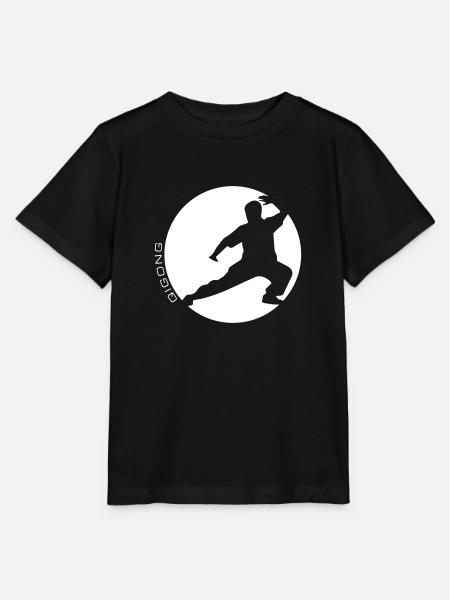 Qigong bewegung kreis - Stanley/Stella Kinder T-Shirt MINI CREATOR - Schwarz