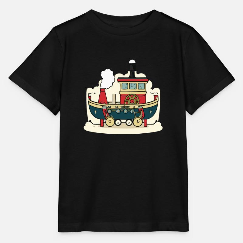 Bateau farfelu - T-shirt bio MINI CREATOR Stanley/Stella Enfant - noir