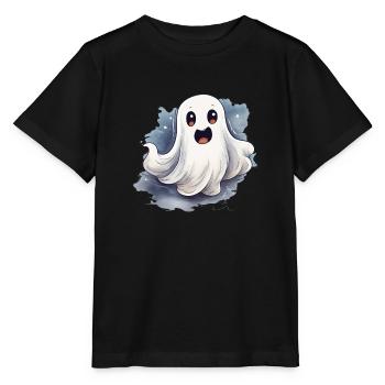 Gespenst - Stanley/Stella Kinder T-Shirt MINI CREATOR  - Schwarz - Vorne - Mikhail (115cm)