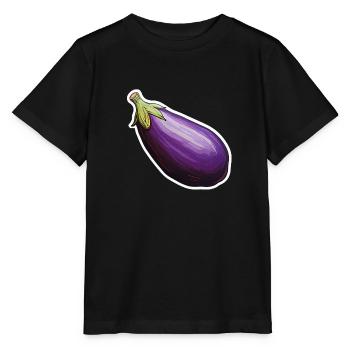 Aubergine violet - Stanley/Stella MINI CREATOR Kids’ T-Shirt - black - Front - Mikhail (115cm)