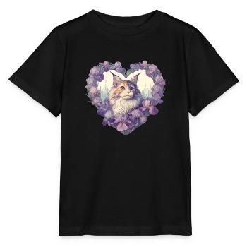 MaineCoon Iris - Stanley/Stella Kinder T-Shirt MINI CREATOR  - Schwarz - Vorne - Mikhail (115cm)