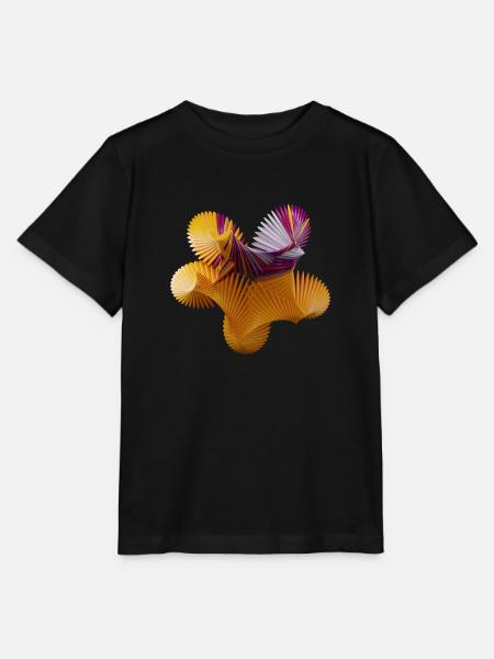 spiral 1 - Stanley/Stella Kinder T-Shirt MINI CREATOR - Schwarz