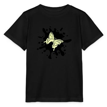 Butterfly Splash of Color - Stanley/Stella MINI CREATOR Kids’ T-Shirt - black - Front - Mikhail (115cm)