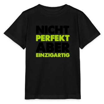 Pas parfait mais unique - T-shirt bio MINI CREATOR Stanley/Stella Enfant - noir - Devant - Mikhail (115cm)