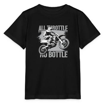 Motocross – Nur Vollgas zählt - Stanley/Stella Kinder T-Shirt MINI CREATOR  - Schwarz - Vorne - Mikhail (115cm)