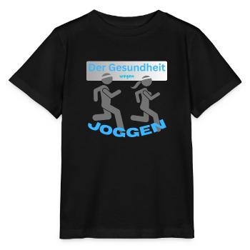 Faire du jogging - T-shirt bio MINI CREATOR Stanley/Stella Enfant - noir - Devant - Mikhail (115cm)