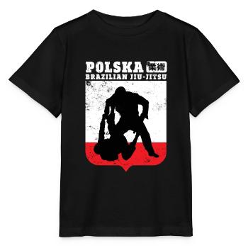 Brazilian Jiu-Jitsu Poland - Stanley/Stella Kinder T-Shirt MINI CREATOR  - Schwarz - Vorne - Mikhail (115cm)