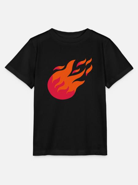 fireball_2 - Stanley/Stella Kinder T-Shirt MINI CREATOR  - Schwarz
