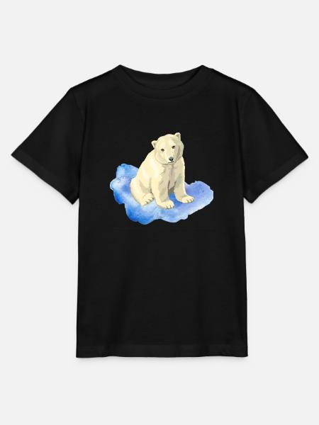 Eisbär - Stanley/Stella Kinder T-Shirt MINI CREATOR - Schwarz