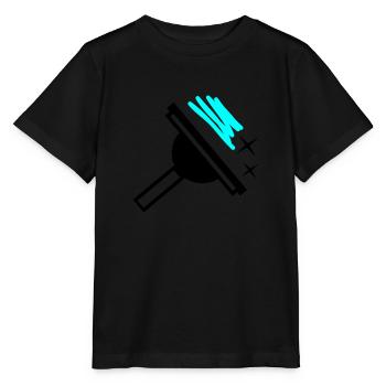 Nettoyeur de vitres - T-shirt bio MINI CREATOR Stanley/Stella Enfant - noir - Devant - Mikhail (115cm)