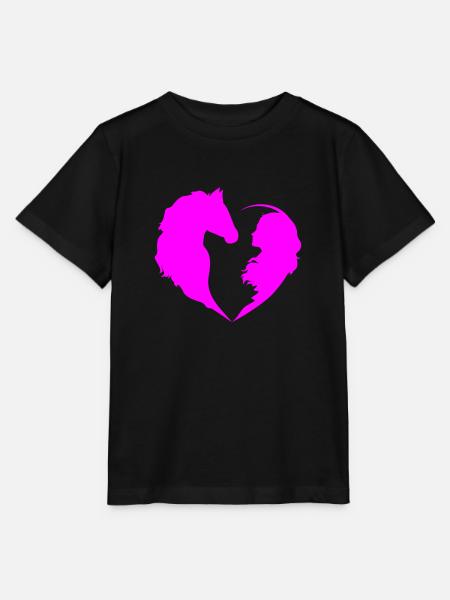Pferdeliebe - Stanley/Stella Kinder T-Shirt MINI CREATOR - Schwarz