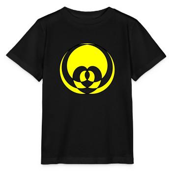 Un cœur courbé - T-shirt bio MINI CREATOR Stanley/Stella Enfant - noir - Devant - Mikhail (115cm)