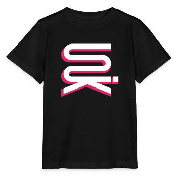 UNIK high vertical whitepink - Stanley/Stella MINI CREATOR Kids’ T-Shirt - black - Front - Mikhail (115cm)