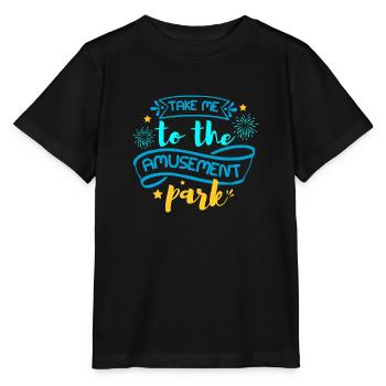 EMMÈNE-MOI AU PARC D’ATTRACTIONS - T-shirt bio MINI CREATOR Stanley/Stella Enfant - noir - Devant - Mikhail (115cm)