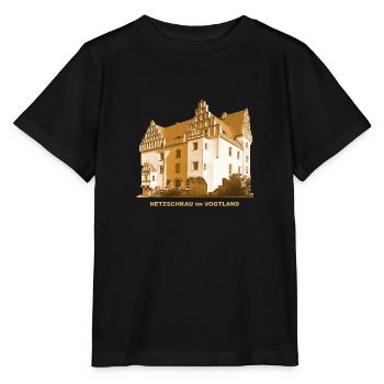 Netzschkau Castle Vogtland Saxony - Stanley/Stella MINI CREATOR Kids’ T-Shirt - black - Front - Mikhail (115cm)