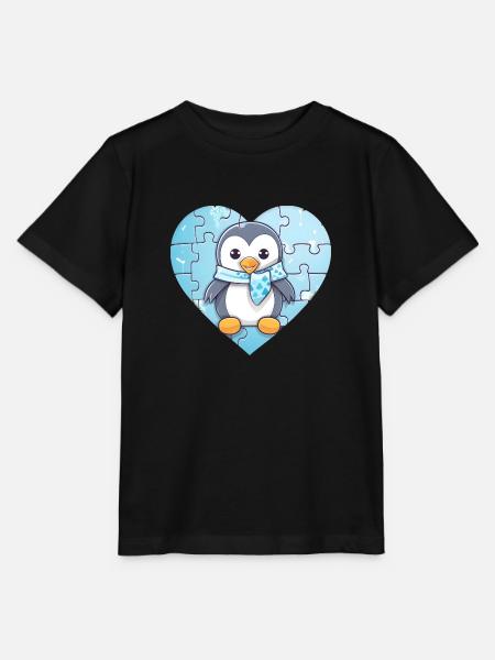 Pinguin Baby - Stanley/Stella Kinder T-Shirt MINI CREATOR - Schwarz