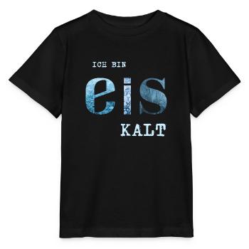 Ich bin Eis kalt - Stanley/Stella Kinder T-Shirt MINI CREATOR  - Schwarz - Vorne - Mikhail (115cm)