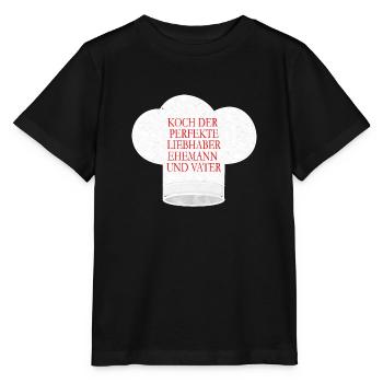 Koch Mütze - Stanley/Stella Kinder T-Shirt MINI CREATOR  - Schwarz - Vorne - Mikhail (115cm)