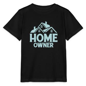 Propriétaire Propriétaire Propriétaire Pendaison de crémaillère - T-shirt bio MINI CREATOR Stanley/Stella Enfant - noir - Devant - Mikhail (115cm)