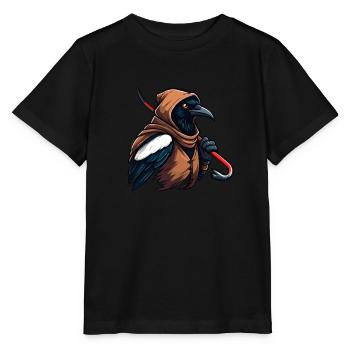 Dieb Elster - Stanley/Stella Kinder T-Shirt MINI CREATOR  - Schwarz - Vorne - Mikhail (115cm)