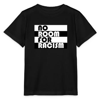 Kein Platz für Rassismus - Stanley/Stella Kinder T-Shirt MINI CREATOR  - Schwarz - Vorne - Mikhail (115cm)