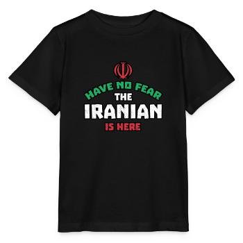 Iran Geschenk für Iraner, iranische Wurzeln - Stanley/Stella Kinder T-Shirt MINI CREATOR  - Schwarz - Vorne - Mikhail (115cm)