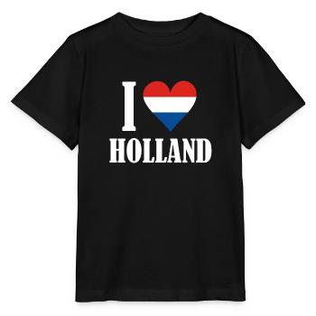 J'AIME LA HOLLANDE - T-shirt bio MINI CREATOR Stanley/Stella Enfant - noir - Devant - Mikhail (115cm)