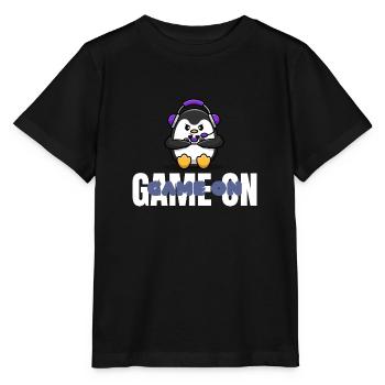 Game On Gaming Geschenk - Stanley/Stella Kinder T-Shirt MINI CREATOR  - Schwarz - Vorne - Mikhail (115cm)