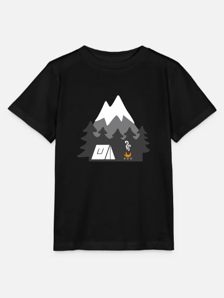 NATURE TENTS MONTAGNE - Stanley/Stella T-shirt MINI CREATOR til børn - sort