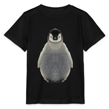 Pingouins pingouin oiseau de mer animal de mer vertébré - T-shirt bio MINI CREATOR Stanley/Stella Enfant - noir - Devant - Mikhail (115cm)