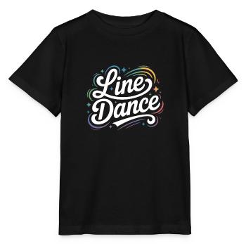 La danse en ligne : mon hobby - ma passion - mon truc - T-shirt bio MINI CREATOR Stanley/Stella Enfant - noir - Devant - Mikhail (115cm)