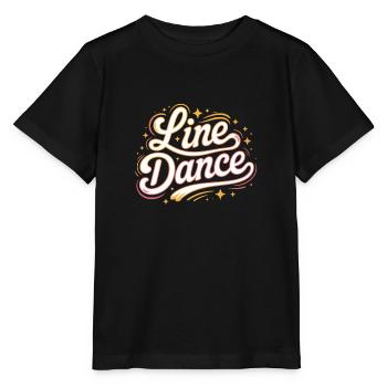 La danse en ligne : mon hobby - ma passion - mon truc - T-shirt bio MINI CREATOR Stanley/Stella Enfant - noir - Devant - Mikhail (115cm)