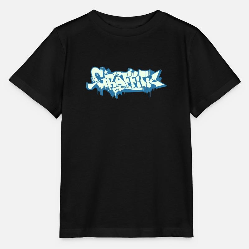 GRAFFITI - Stanley/Stella MINI CREATOR Kids’ T-Shirt - black