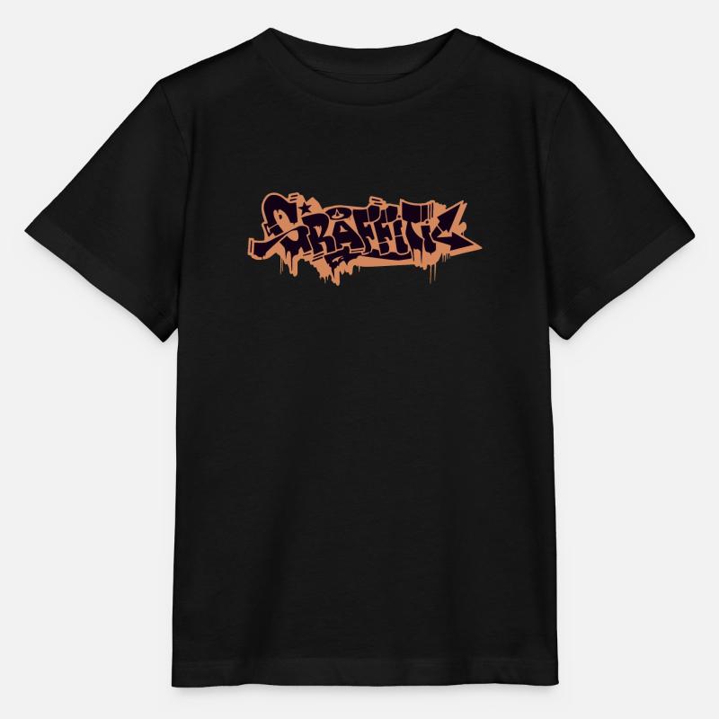 GRAFFITI - Stanley/Stella MINI CREATOR Kids’ T-Shirt - black