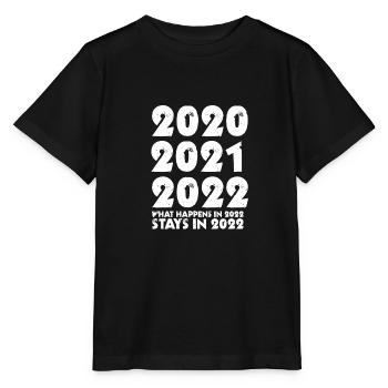 Réveillon du Nouvel An Nouvel An Citation du Nouvel An 2022 - T-shirt bio MINI CREATOR Stanley/Stella Enfant - noir - Devant - Mikhail (115cm)