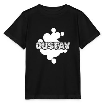 Geschenk für Gustav - Stanley/Stella Kinder T-Shirt MINI CREATOR  - Schwarz - Vorne - Mikhail (115cm)