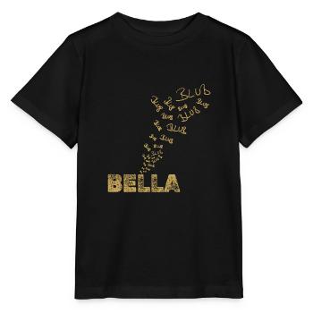 Bella as a boat - Stanley/Stella MINI CREATOR Kids’ T-Shirt - black - Front - Mikhail (115cm)