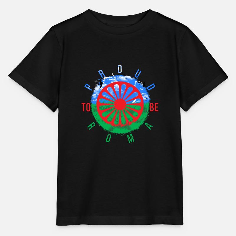 Fiers d’être Roms - T-shirt bio MINI CREATOR Stanley/Stella Enfant - noir