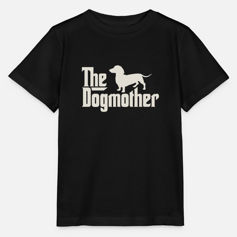 Le Dogmother - Teckel, Teckel, Teckel - T-shirt bio MINI CREATOR Stanley/Stella Enfant - noir