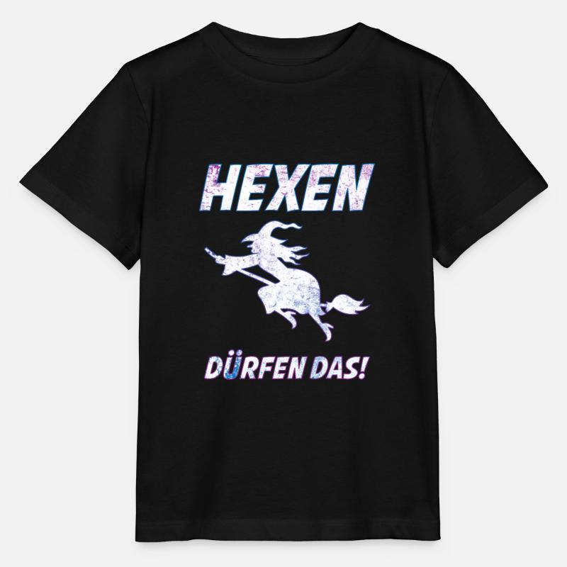 Hexen duerfen das | Halloween T-Shirt - Stanley/Stella Kinder T-Shirt MINI CREATOR  - Schwarz
