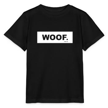 WOOF urban.dog White - Stanley/Stella MINI CREATOR Kids’ T-Shirt - black - Front - Mikhail (115cm)