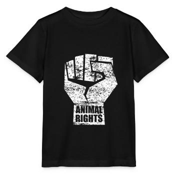ANIMAL RIGHTS VEGAN - Stanley/Stella MINI CREATOR Kids’ T-Shirt - black - Front - Mikhail (115cm)