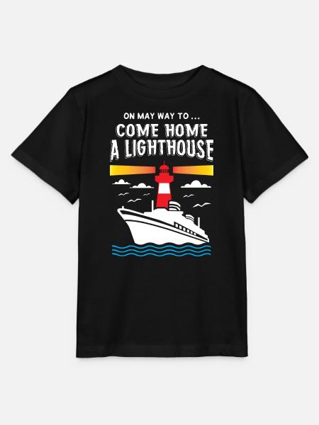 Lighthouse - Stanley/Stella Kinder T-Shirt MINI CREATOR - Schwarz